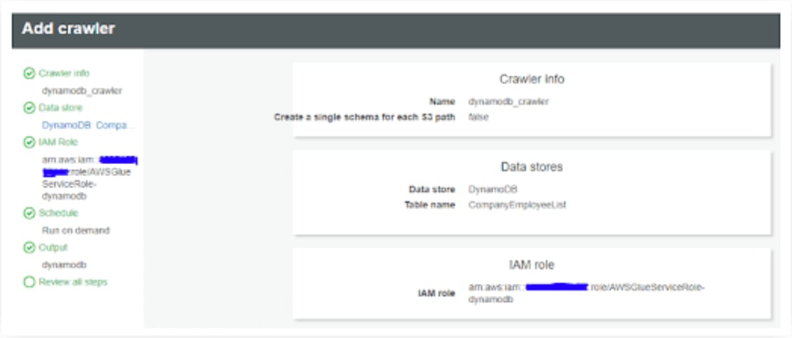 DynamoDB to S3 using AWS Glue: Reviewing Crawler Information | Hevo Data
